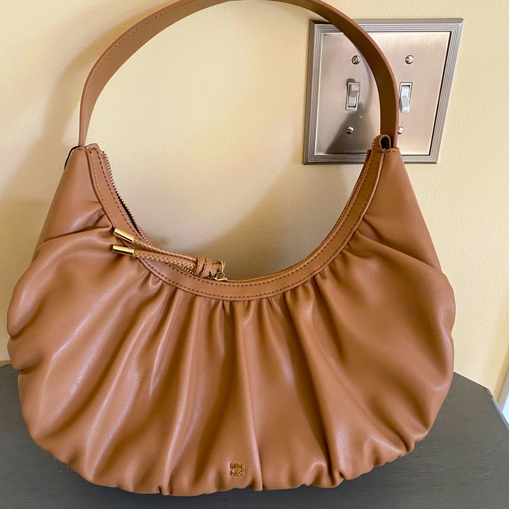 Large Faux Leather Hobo